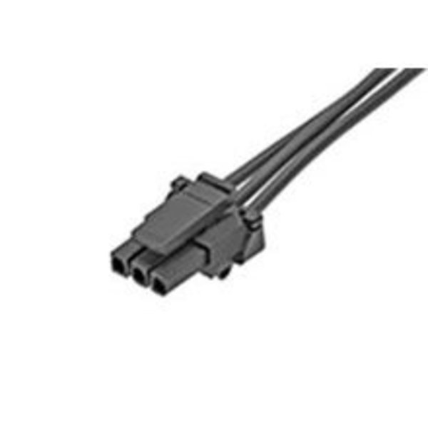 Molex Dc Power Cords Micro-Fit Ots Cbl Assy 300Mm 3Ckt Blk 1451320303